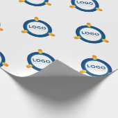 Custom Business Bedrijf Branded Logo Packaging Cadeaupapier (Hoek)