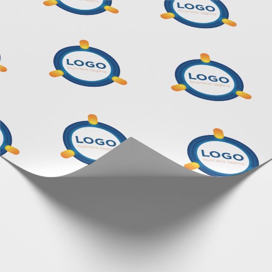 Custom Business Bedrijf Branded Logo Packaging Cadeaupapier (Hoek)