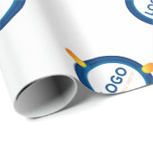 Custom Business Bedrijf Branded Logo Packaging Cadeaupapier (Rol Hoek)