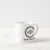 Custom Business Brand Logo Espresso Kop (Voorkant rechts)