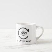 Custom Business Brand Logo Espresso Kop (Rechts)