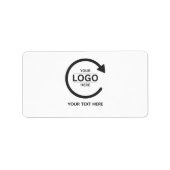 Custom Business Brand Logo Etiket (Voorkant)