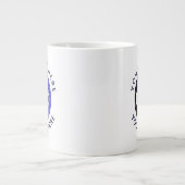 Custom Business Brand Logo Grote Koffiekop (Voorkant)