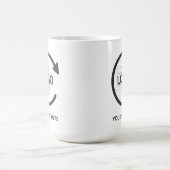 Custom Business Brand Logo Koffiemok (Center)