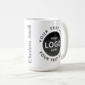 Custom Business Brand Logo Koffiemok (Voorkant rechts)