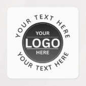 Custom Business Brand Logo Labels (Design 1)