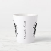 Custom Business Brand Logo Latte Mok (Voorkant)