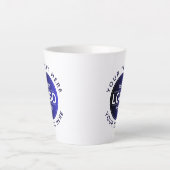 Custom Business Brand Logo Latte Mok (Voorkant)