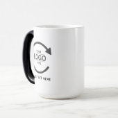 Custom Business Brand Logo Magische Mok (Voorkant links)