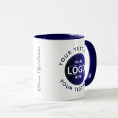 Custom Business Brand Logo Mok (Voorkant rechts)