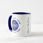 Custom Business Brand Logo Mok (Voorkant links)