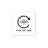 Custom Business Brand Logo Rubberstempel (Afrduk)