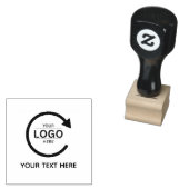 Custom Business Brand Logo Rubberstempel (Gestempeld)