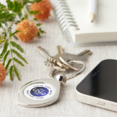 Custom Business Brand Logo Sleutelhanger (Zijkant)