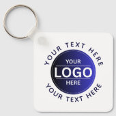 Custom Business Brand Logo Sleutelhanger (Voorkant)