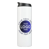 Custom Business Brand Logo Thermosbeker (Geroteerd rechts)