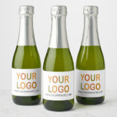 Custom Business Branding LOGO Mousserende Wijn Lab Sparkling Wijnetiket (Flessen)