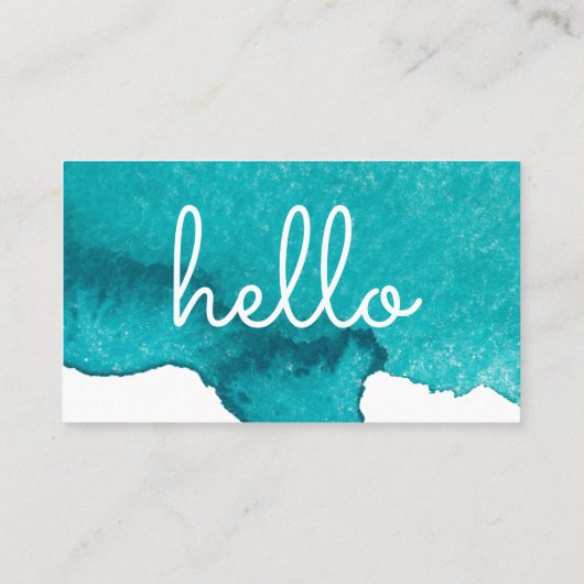 Custom  business cards visitekaartje (Achterkant)