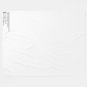 Custom Business Company Fleece Blanket Corporatie (Voorkant (Horizontaal))