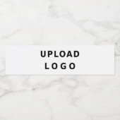 Custom Business Company Logo Branded Waterfles Etiket (Enkel label)