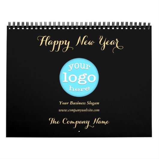 Custom Business Company Logo Kantoor 2026 Foto Kalender (Hoes)