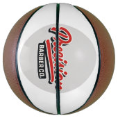 Custom Business Company Logo & Photo Personalized Basketbal (Verticaal)