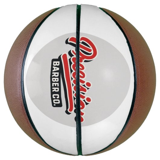 Custom Business Company Logo & Photo Personalized Basketbal (Verticaal)