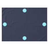 Custom Business Company Logo Promo Trade Show Blau Tafelkleed (Voorkant (Horizontaal))