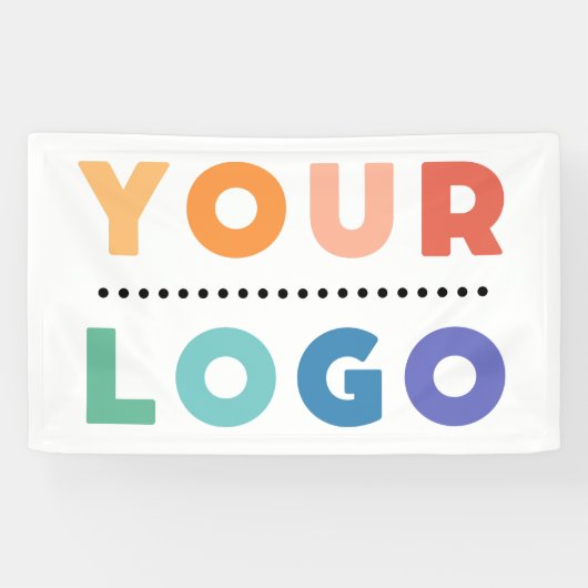 Custom Business Company Logo Shop Spandoek (Horizontaal)