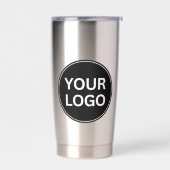 Custom Business Company Logo Simple Geïsoleerde Drinkbeker (Links)