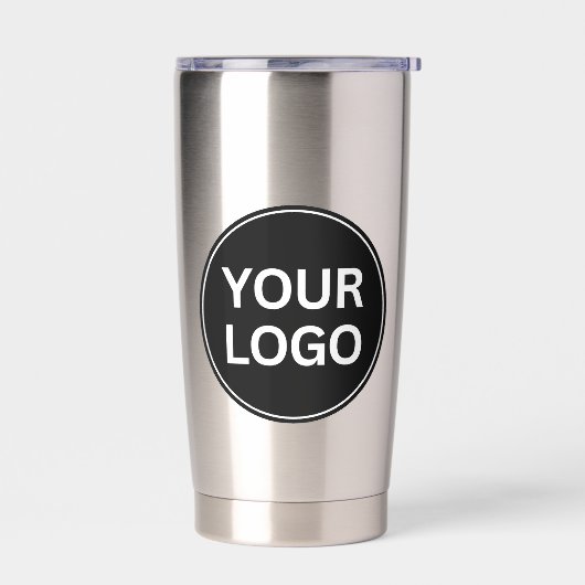 Custom Business Company Logo Simple Geïsoleerde Drinkbeker (Links)