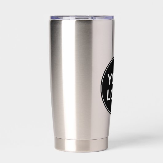 Custom Business Company Logo Simple Geïsoleerde Drinkbeker (Voorkant)