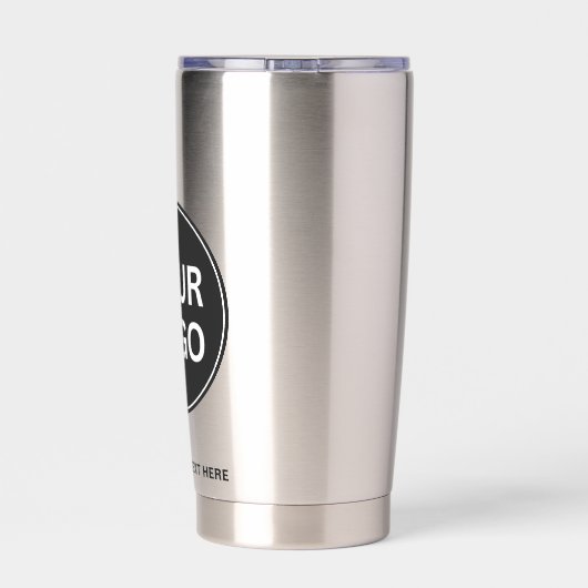 Custom Business Company Logo Simple Geïsoleerde Drinkbeker (Achterkant)