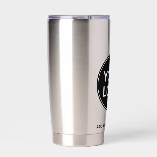 Custom Business Company Logo Simple Geïsoleerde Drinkbeker (Voorkant)