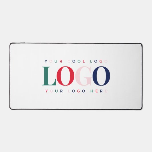 Custom Business Company Rectangle Kleurrijke Logo Bureaumat (Voorkant)