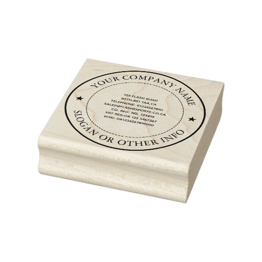Custom Business Company Rubber Stamp Rubberstempel (Stempel)