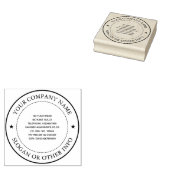 Custom Business Company Rubber Stamp Rubberstempel (Gestempeld)