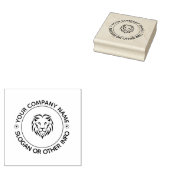 Custom Business Company Rubber Stamp Rubberstempel (Gestempeld)
