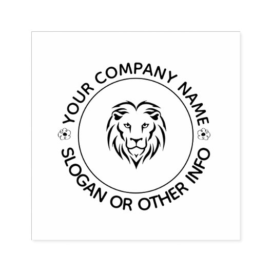 Custom Business Company Rubber Stamp Rubberstempel (Afrduk)