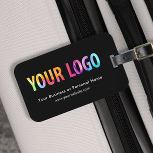 Custom Business Corporate Company Logo Branded Bagagelabel