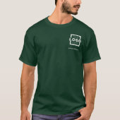 Custom Business Corporate Logo Employee Uniform T-shirt (Voorkant)