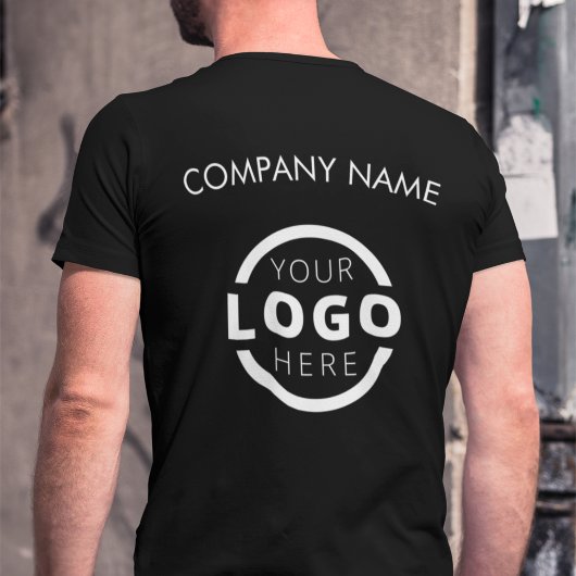 Custom Business Corporate Logo Employee Uniform T-shirt