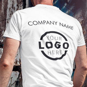 Custom Business Corporate Logo Employee Uniform T-shirt