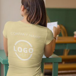 Custom Business Corporate Logo Employee Uniform T-shirt