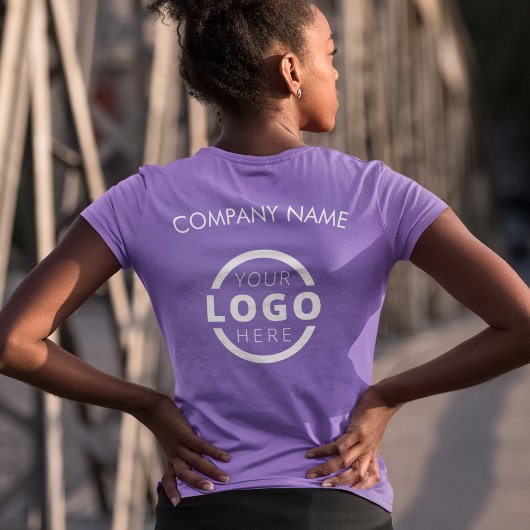 Custom Business Corporate Logo Employee Uniform T-shirt