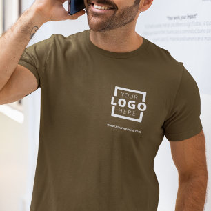 Custom Business Corporate Logo Employee Uniform T-shirt