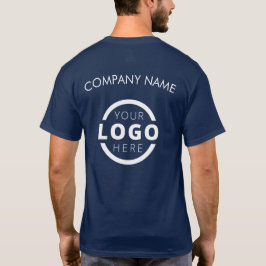 Custom Business Corporate Logo Employee Uniform T-shirt