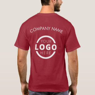 Custom Business Corporate Logo Employee Uniform T-shirt