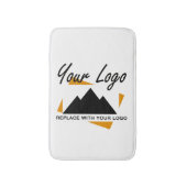 Custom Business Design Voeg uw bedrijf Logo toe Badmat (Voorkant Verticaal)