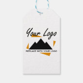 Custom Business Design Voeg uw bedrijf Logo toe Cadeaulabel (Achterkant)